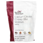 Chewy Bite с цитратом кальция, без сахара, сладкое ассорти, 90 жевательных таблеток — Bariatric Advantage