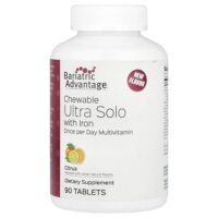 Жевательные таблетки Ultra Solo с железом, цитрусовые, 90 таблеток — Bariatric Advantage