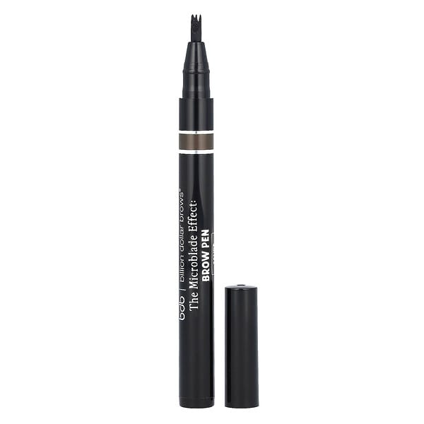 bdz81816_v_13.jpg Billion USD Brows, The Microblade Effect, ручка для бровей, коричневая, 1,2 г (0,42 унции) — Billion Dollar Beauty