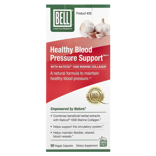 bel10908_v_57.jpg Healthy Blood Pressure Support™, 60 растительных капсул — Bell Lifestyle