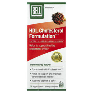 Состав с HDL-холестерином, 30 вегетарианских капсул — Bell Lifestyle