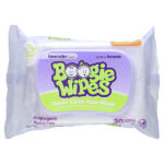 Нежные солевые салфетки для носа, аромат лаванды, 30 салфеток — Boogie Wipes