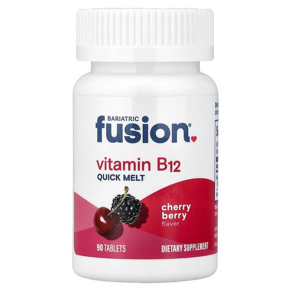 bff00297_v_8.jpg витамин B12, Quick Melt, вишня, 90 таблеток — Bariatric Fusion