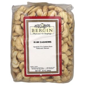 необработанные кешью, 454 г (16 унций) — Bergin Fruit and Nut Company