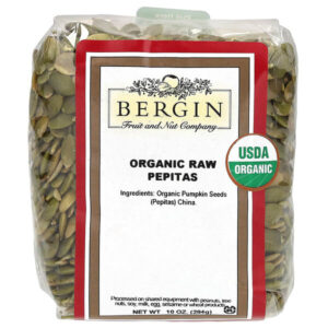 Органические сырые тыквенные семечки, 284 г (10 унций) — Bergin Fruit and Nut Company