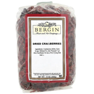 сушеная клюква, 340 г (12 унций) — Bergin Fruit and Nut Company