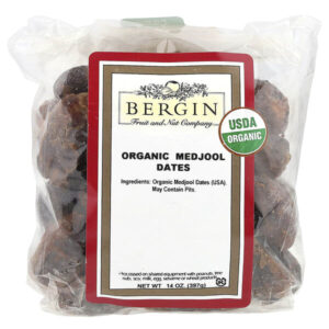 Medjool, органические финики, 397 г (14 унций) — Bergin Fruit and Nut Company