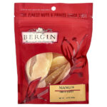 манго, сушеные ломтики, без сульфатов, 127 г (4,5 унции) — Bergin Fruit and Nut Company