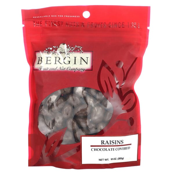 bfn05282_v_2.jpg Изюм, в шоколаде, 283 г (10 унций) — Bergin Fruit and Nut Company