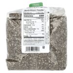 Органические черные семена чиа, 454 г (16 унций) — Bergin Fruit and Nut Company — изображение 2