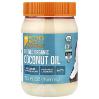 рафинированное органическое кокосовое масло, 458 мл (15,5 жидк. унции) — BetterBody Foods