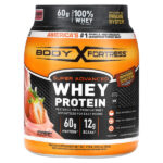Super Advanced Whey Protein, улучшенный сывороточный протеин, со вкусом клубники, 810 г (1,78 фунта) — Body Fortress