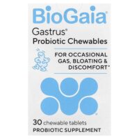 Gastrus®, жевательные пробиотики, 30 жевательных таблеток — BioGaia