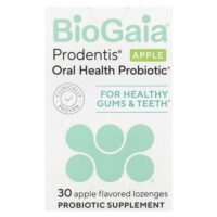 Prodentis®, пробиотик для здоровья полости рта, яблоко, 30 пастилок — BioGaia