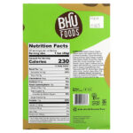 BHU Foods, Веганский протеиновый батончик, арахисовая паста и шоколадная крошка, 12 батончиков по 45 г (1,6 унции) — изображение 2