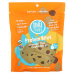 BHU Foods, Protein Bites, тесто для шоколадного печенья, 6 кусочков, 25 г (0,88 унции)