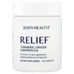 Relief™, куркума, имбирь и босвеллия, 90 капсул — BodyHealth