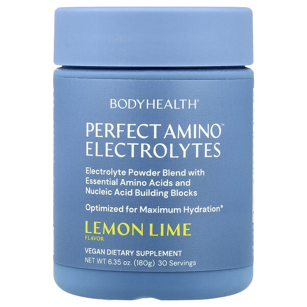 bhh75617_v_8.jpg Perfect Amino™ Electrolytes, лимон и лайм, 180 г (6,35 унции) — BodyHealth