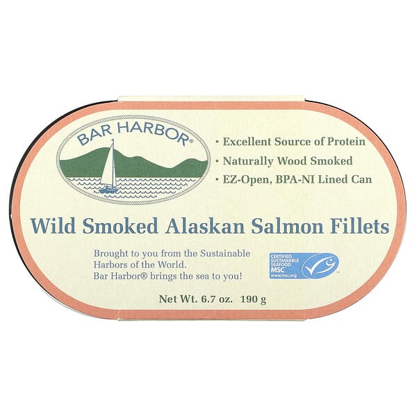 bhr00116_v_4.jpg Филе дикого копченого аляскинского лосося, 190 г (6,7 унции) — Bar Harbor