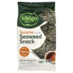 Bibigo, Seaweed Snack, кунжут, 10 г (0,35 унции)
