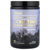 Моногидрат креатина, без добавок, 300 г (10,6 унции) — BioEmblem