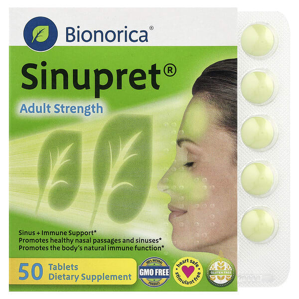 bir00002_v_38.jpg Bionorica, Sinupret® для взрослых, 50 таблеток