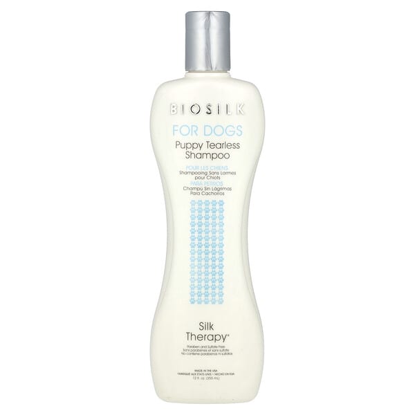 bis77173_v_12.jpg Silk Therapy, шампунь без слез для щенков, 355 мл (12 жидк. унц.) — Biosilk