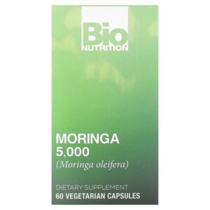моринга, 5,000 мг, 60 вегетарианских капсул — Bio Nutrition