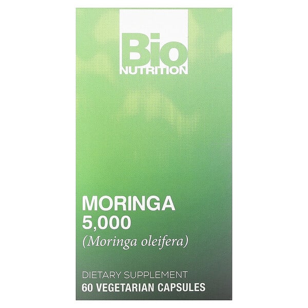 biu00312_v_54.jpg моринга, 5,000 мг, 60 вегетарианских капсул — Bio Nutrition