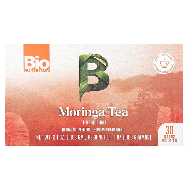 biu00327_v_30.jpg чай из моринги, 30 чайных пакетиков, 58,8 г (2,1 унции) — Bio Nutrition