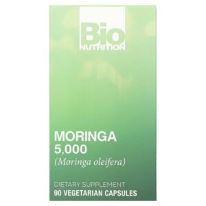 Моринга 5000, 5000 мг, 90 вегетарианских капсул — Bio Nutrition