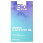 масло черного тмина премиального качества, 90 капсул (500 мг в каждой) — Bio Nutrition