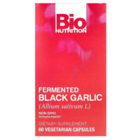 Ферментированный черный чеснок, 450 мг, 60 вегетарианских капсул — Bio Nutrition