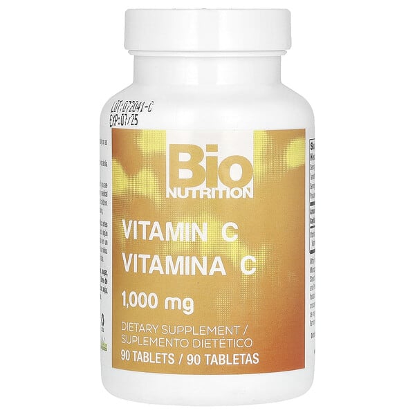 biu00394_v_8.jpg витамин C, 90 таблеток (1000 мг в 1 таблетке) — Bio Nutrition