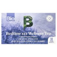 Bedtime zzz Wellness Tea, без кофеина, 30 чайных пакетиков, 45 г (1,6 унции) — Bio Nutrition