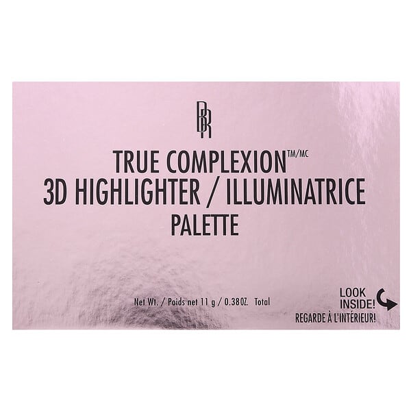 bkr64753_v_3.jpg True Complexion, палитра 3D-хайлайтеров, оттенок 8035 сияния, 11 г (0,38 унции) — Black Radiance