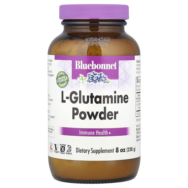 blb00049_v_53.jpg L-глютамин в виде порошка, 228 г (8 унций) — Bluebonnet Nutrition
