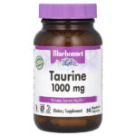 таурин, 1000 мг, 50 растительных капсул — Bluebonnet Nutrition