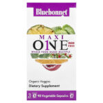 MaxiONE®, без железа, 90 растительных капсул — Bluebonnet Nutrition