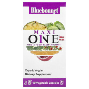 MaxiONE®, без железа, 90 растительных капсул — Bluebonnet Nutrition
