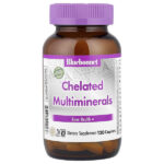 хелатные мультиминералы, 120 капсуловидных таблеток — Bluebonnet Nutrition
