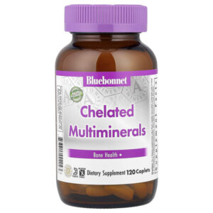 хелатные мультиминералы, 120 капсуловидных таблеток — Bluebonnet Nutrition