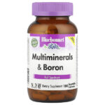мультиминералы и бор, 180 вегетарианских капсул — Bluebonnet Nutrition