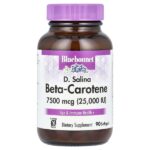 философии. Salina, бета-каротин, 7500 мкг (25 000 МЕ), 90 мягких таблеток — Bluebonnet Nutrition