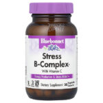 Stress B-комплекс с витамином C, 50 растительных капсул — Bluebonnet Nutrition