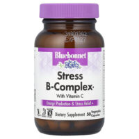 Stress B-комплекс с витамином C, 50 растительных капсул — Bluebonnet Nutrition