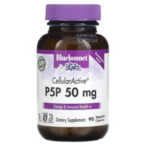 CellularActive P-5-P, 50 мг, 90 растительных капсул — Bluebonnet Nutrition