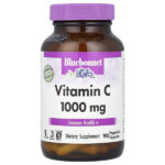 Витамин C, 1000 мг, 90 растительных капсул — Bluebonnet Nutrition