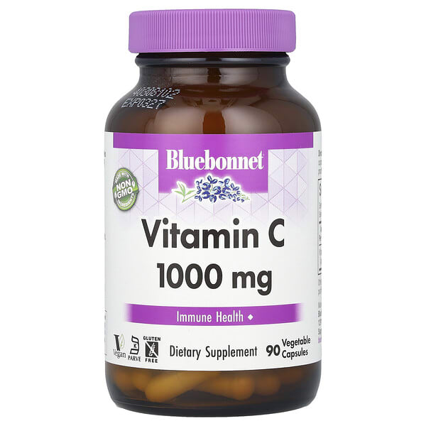 blb00516_v_24.jpg Витамин C, 1000 мг, 90 растительных капсул — Bluebonnet Nutrition