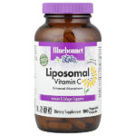 липосомальный витамин C, 180 растительных капсул (500 мг в 1 капсуле) — Bluebonnet Nutrition